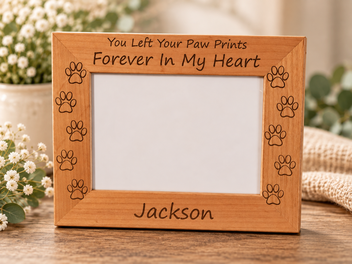 Personalized Pet Memorial Frame – Forever in My Heart