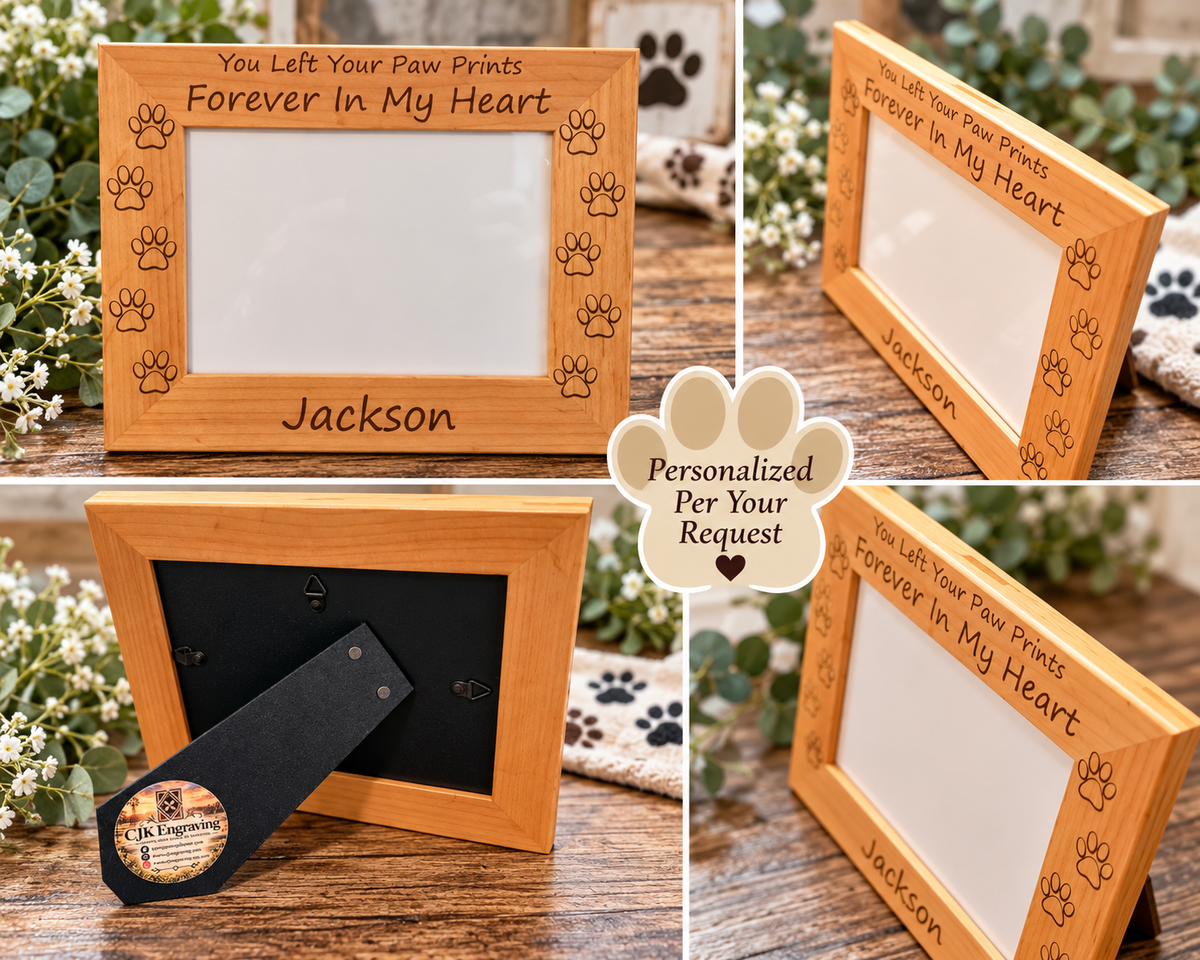 Personalized Pet Memorial Frame – Forever in My Heart